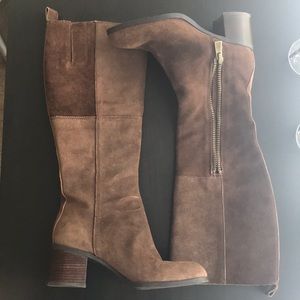 Nine West Olette Brown Suede Boots
